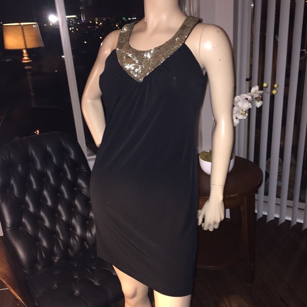 Calvin Klein Beaded LBD